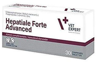 Гепатіале Форте Адвансед Vetexpert Hepatiale Forte Advanced гепатопротектор для собак та кішок, 30 таблеток