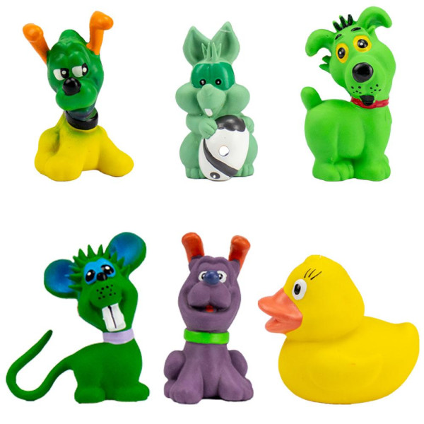 Іграшка для дрібних собак CROCI асорті в тубі, латекс, 9-10 см