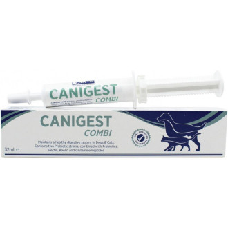 TRM Canigest Combi вітамінна добавка при діареях, запорах, метеоризмі у собак та котів, 32 мл, шприц-дозатор