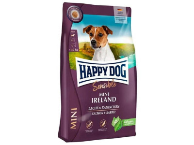 Happy Dog Mini Ireland беззлаковий сухий корм із лососем і кроликом для собак малих порід, 4 кг (61222)