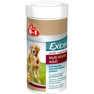 Вітаміни 8в1 Excel Мultivitamin Аdult з мікролементами і антиоксидантами для дорослих собак, 70 таблеток