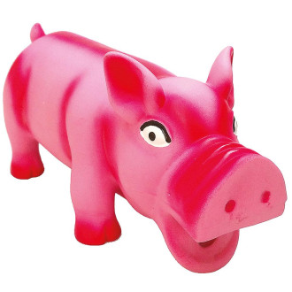 Іграшка для собак TETRAPET Toys Fun, латексна Свинка велика з пищалкою, 30 см