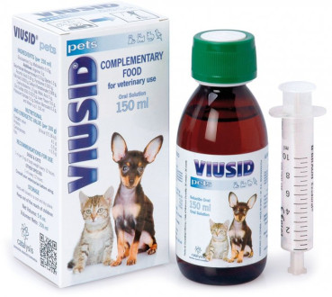 Віусід Catalysis Viusid вітамінний сироп для підтримки імунітету та функції печінки у собак і котів, 150 мл (2306202320)