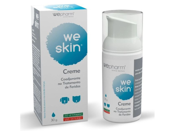 WeSkin Wepharm крем для догляду за роздратованою, пошкодженою та чутливою шкірою собак та кішок, туба 30 гр
