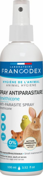 Спрей Francodex Dimethicone Pest Control Spray антипаразитарний з диметиконом для гризунів і птахів, 100 мл