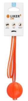 Лайкер Лайн Collar Liker Line м'яч-іграшка на кордовій стрічці для собак, діаметр м'яча 5 см, довжина стрічки 35 см