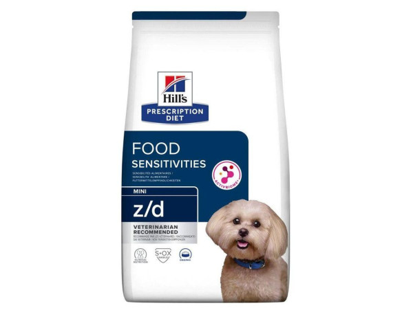 Хілс Hill's PD Canine Z/D Mini Food Sensitivities сухий дієтичний корм для дрібних собак з харчовою алергією, 6 кг