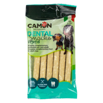 Ласощі для собак CAMON Dental Snak, Каноллі, з рисовим крохмалем та подрібненим рисом, 120 гр, 13*1.3 см, M