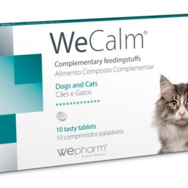 WeCalm Tablets Wepharm протитривожний та антистресовий засіб для собак та котів, 10 таблеток