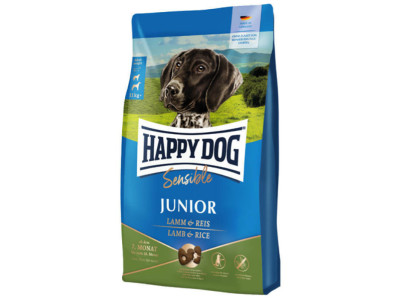 Happy Dog Sensible Junior Lamb & Rice сухий корм з ягням і рисом для цуценят від 7 до 18 місяців, 4 кг (61014)