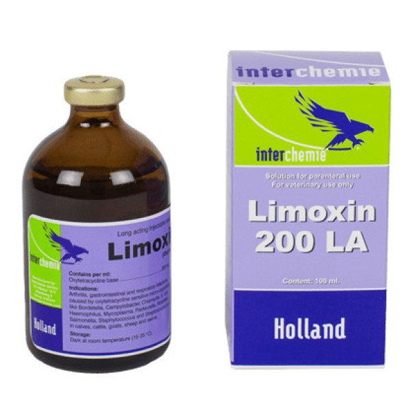 Лімоксин 200 ЛА протиінфекційний розчин для ін'єкцій, 100 мл
