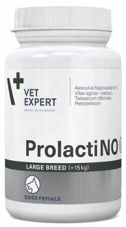 Пролактино Ларж Брид Prolactino Large Breed Vetexpert при помилковій щенності сук вагою більше 15 кг, 40 таблеток
