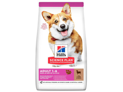 Хілс Hill's SP Canine Adult Small & Miniature Lamb сухий корм з ягнятком для собак вагою до 10 кг від 1 до 6 років, 1,5 кг