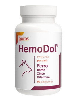 Гемодол Hemodol Dolfos нормалізує фізіологічний баланс крові у собак, 90 таблеток