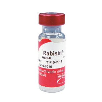 Рабізін Rabisin вакцина для профілактики сказу у тварин, 1 доза