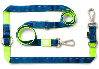 Багатофункціональний повідець Матрікс Зелений Лайм Max & Molly Multi-Function Leash Matrix Lime Green/M для собак, довжина 200 см (214011)