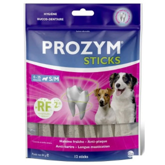 Prozym RF2 Dental Sticks S/M жувальні палички для очищення зубів у собак малих і середніх порід, 12 паличок