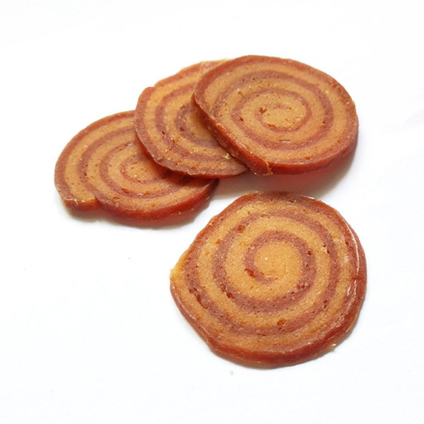 Ласощі "Селянські Смаколики" для собак,рулетики з куркою та качкою , 5-6 см*0,4 см, 500г