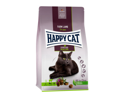 Happy Cat Sterilised Weide Lamm сухий корм з ягням для стерилізованих кішок і кастрованих котів, 4 кг (70585)