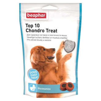 Beaphar Top 10 Chondro Treat (Joint Problems) харчова добавка з глюкозаміном для суглобів собак, 150 гр (12633)