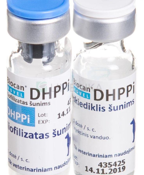 Біокан Новел DHPPI Biocan Novel DHPPI вакцина для собак ( чума, аденовірус, парвовірус, парагрип ), 1 доза
