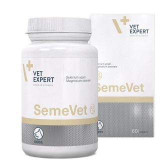 СемеВет VetExpert SemeVet вітамінна добавка для поліпшення репродуктивної функції у самців собак, 60 таблеток