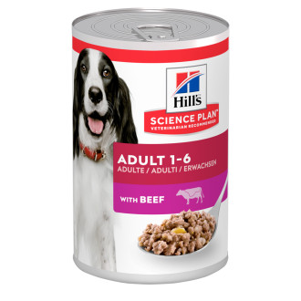 Хілс Hill's SP Canine Adult Beef консервований корм з яловичиною для собак віком від 1 до 6 років, 370 гр (607096)