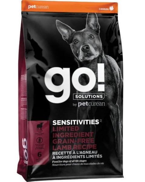 Гоу! Gо! Sensitivites LID Grain Free Lamb Recipe беззерновий сухий корм із ягням для цуценят і собак, 10 кг (FG00053)